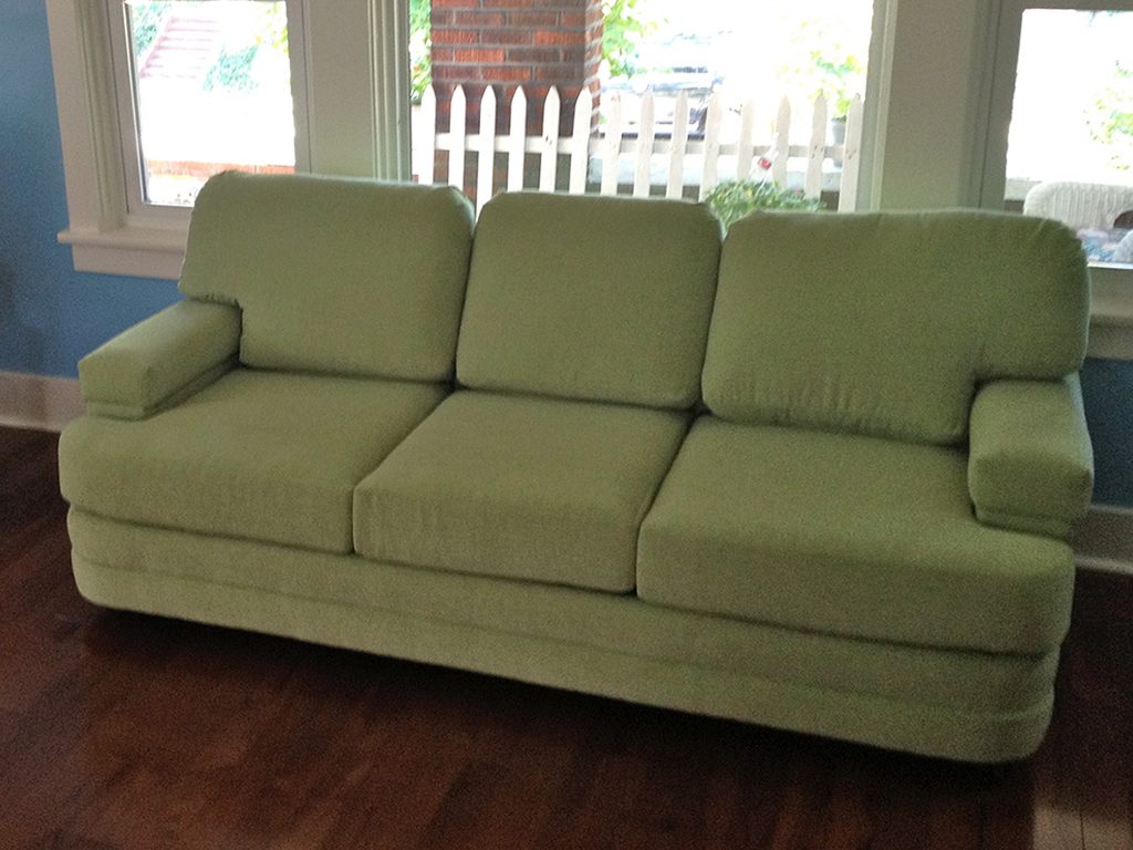Before & After: Modern Living Room Sofa Repair and Restoration